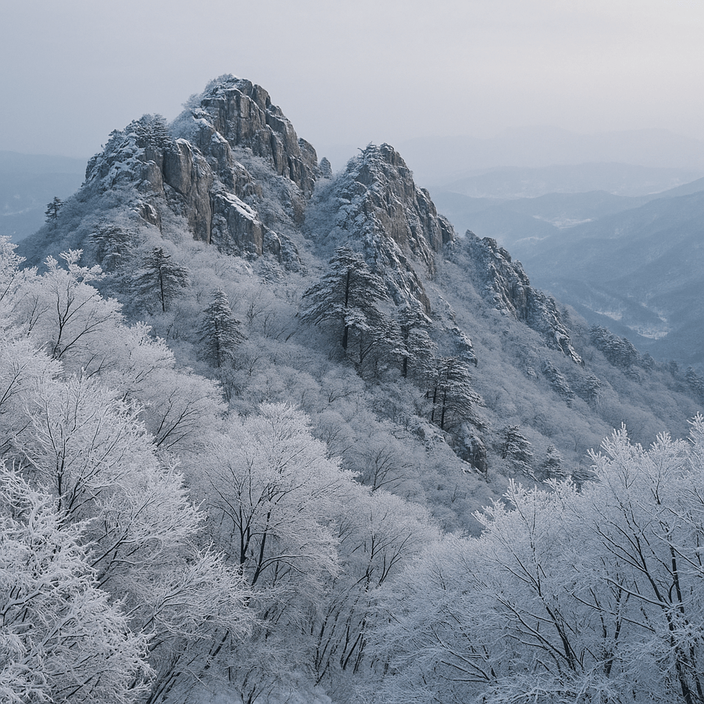 12월 구미 금오산 설경에서 만나는 겨울 산행의 깊이와 호젓한 자연의 울림