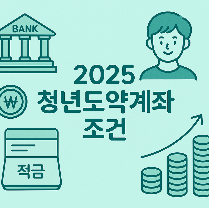 청년도약계좌조건, 청년 목돈 마련, 2025 청년도약계좌, 청년적금, 정부지원계좌, 비과세적금, 청년금융상품