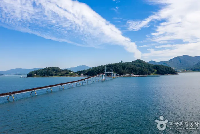 가우도 출렁다리 전경 이미지