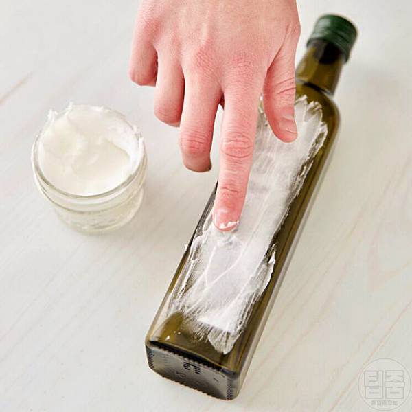 유리병 스티커 제거 코코넛오일 활용법