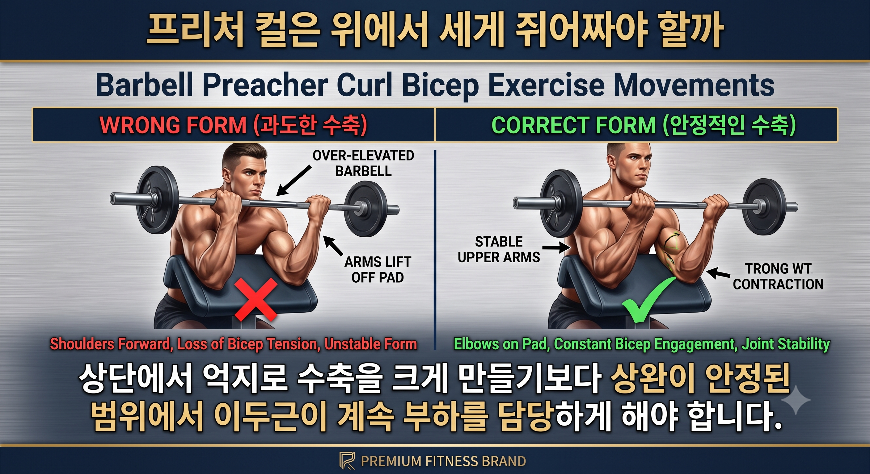 프리처 컬은 위에서 세게 쥐어짜야 할까