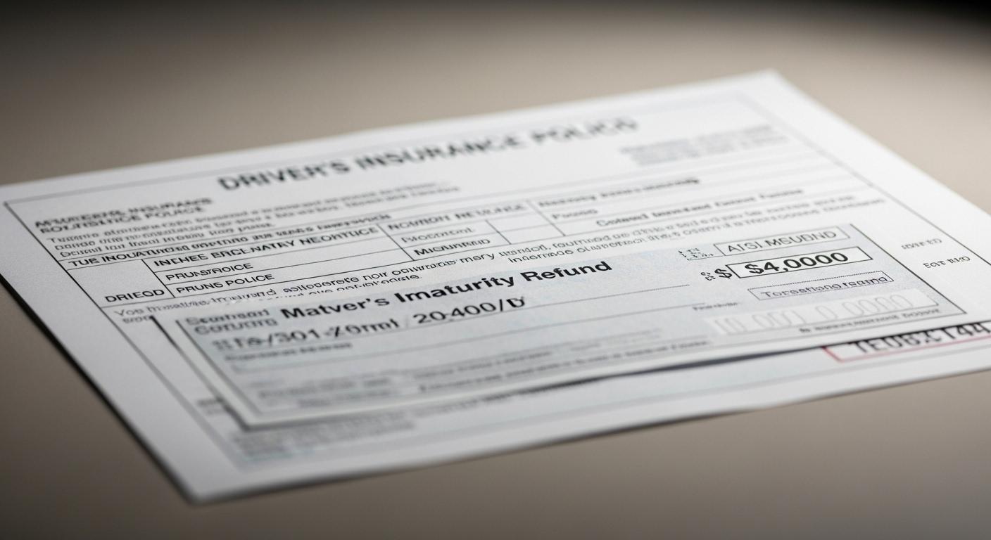 운전자보험 만기환급금