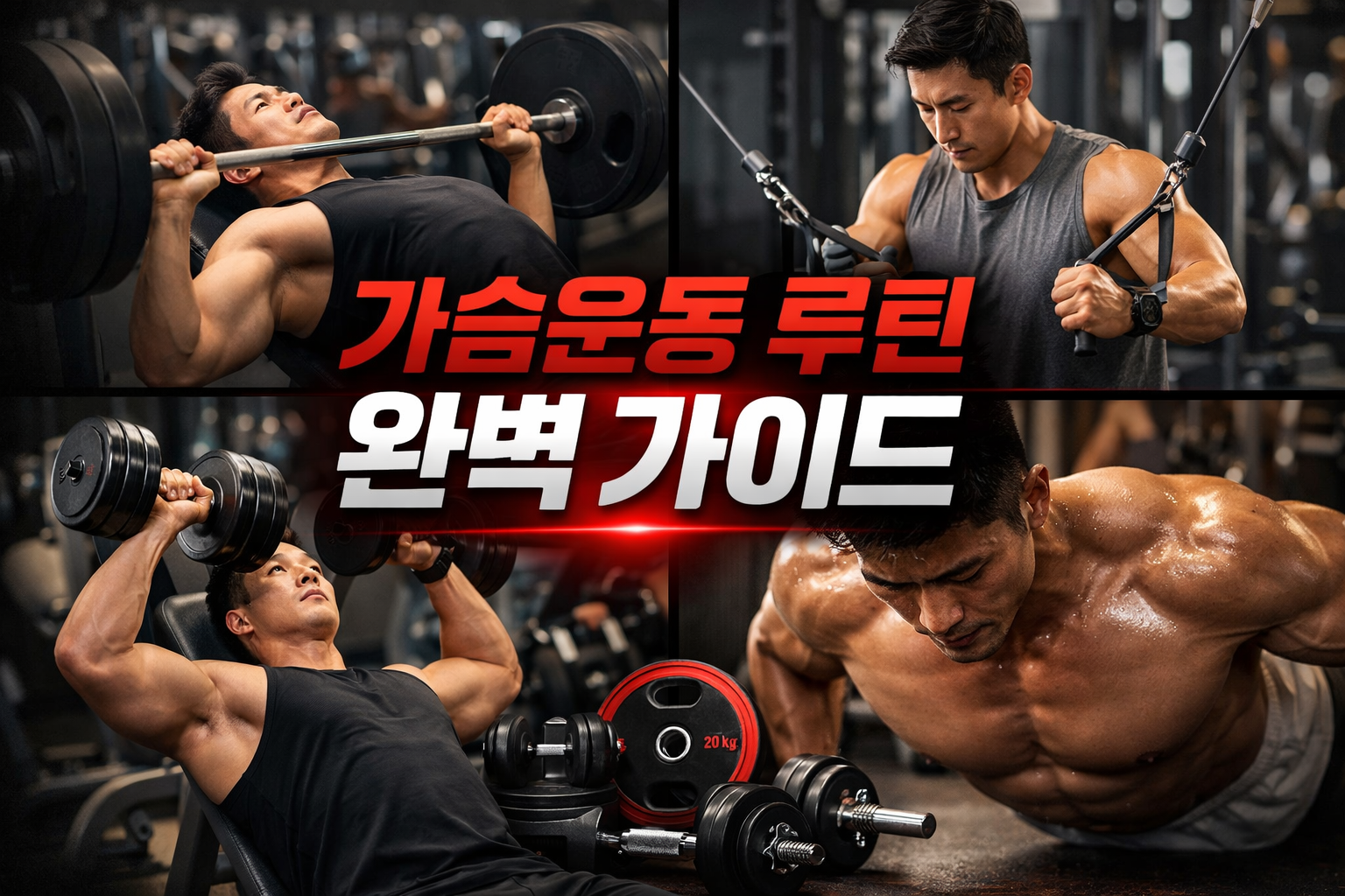 가슴운동 루틴