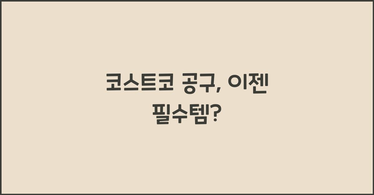 코스트코 공구