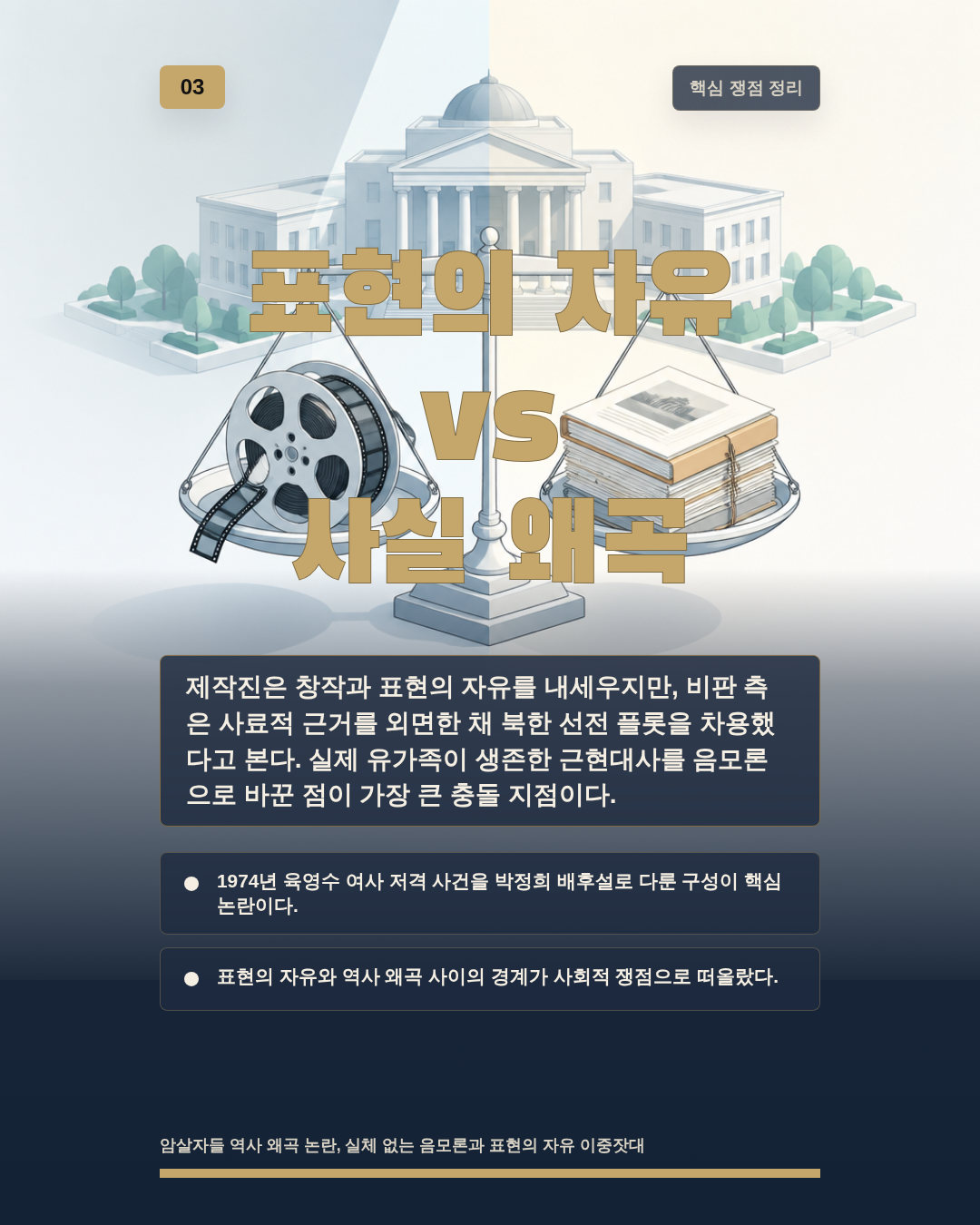 표현의 자유 vs 사실 왜곡