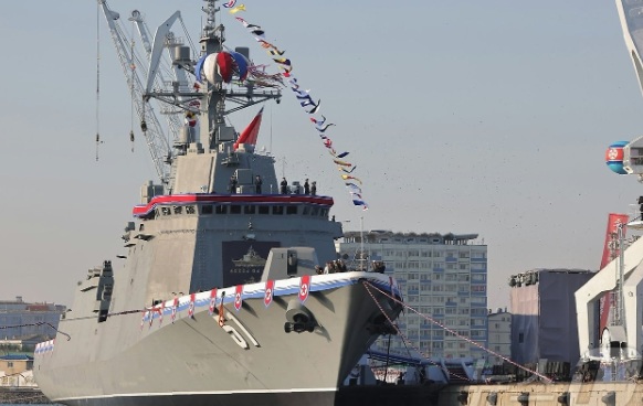 북한 구축함 사고
