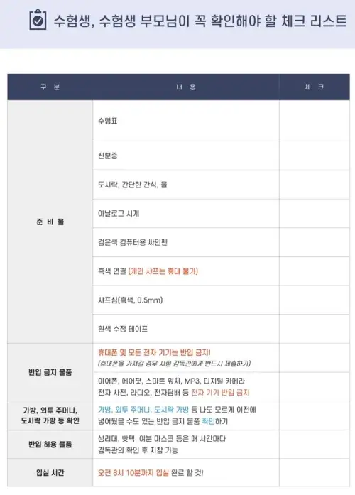수능