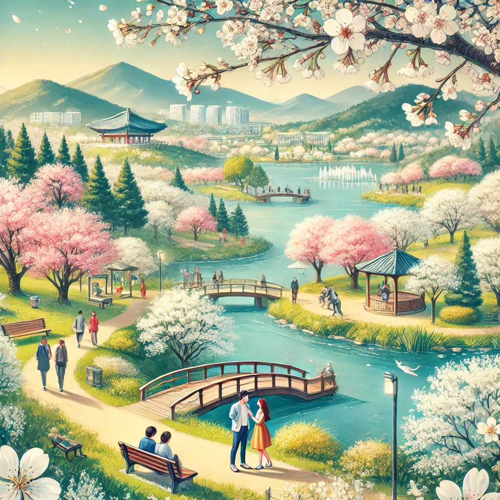 올해 벚꽃 성지, 만석공원 (데이트코스, 인생샷포인트)