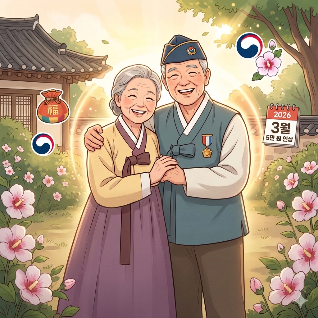 참전유공자 기초생활수급자 배우자 생계지원금 중복 3가지 핵심