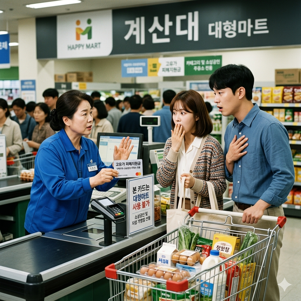 고유가 피해지원금 사용불가처