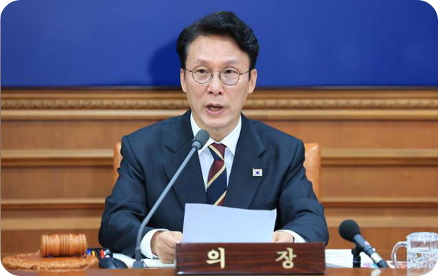 김민석 국무총리가 25일 서울 종로구 정부서울청사에서 열린 국무회의에서 모두발언을 하고 있다. [사진=뉴스1]