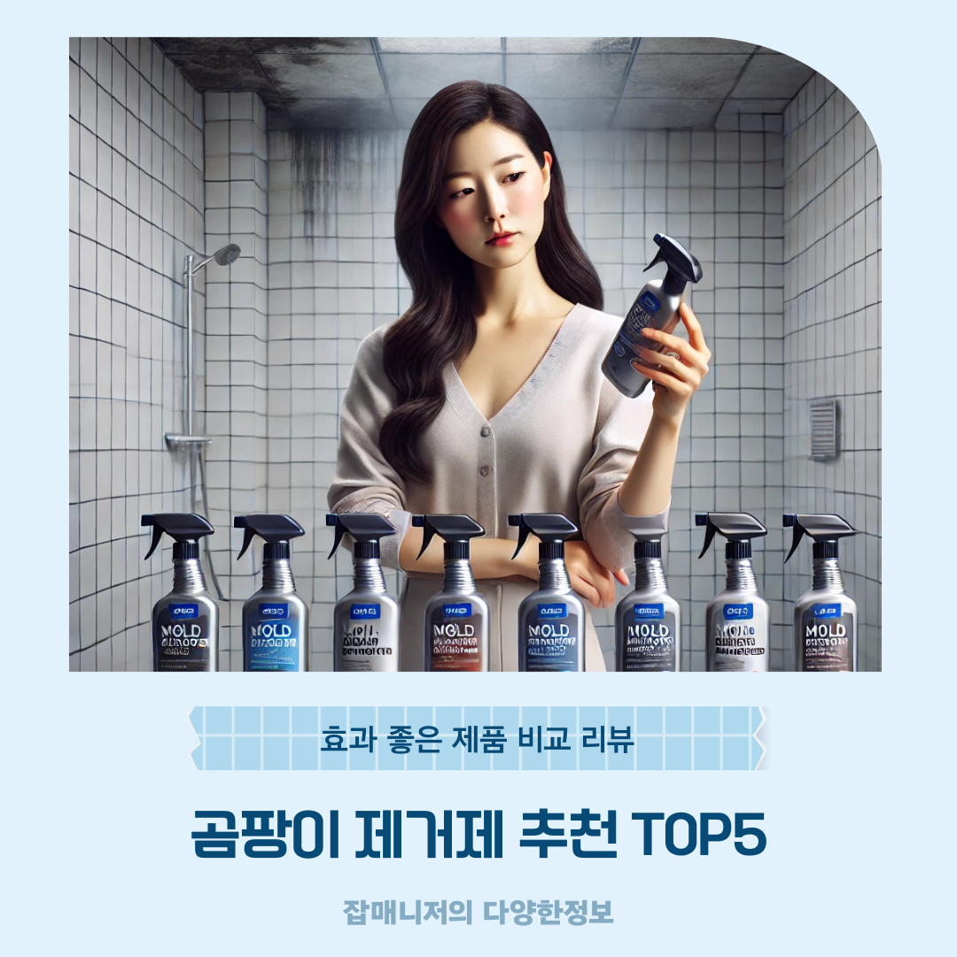 곰팡이 제거제 추천 TOP5 ❘ 효과 좋은 제품 비교 리뷰
