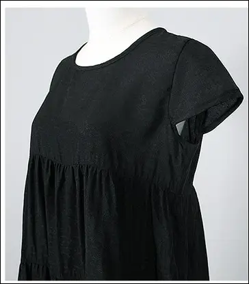 까망캡소매원피스