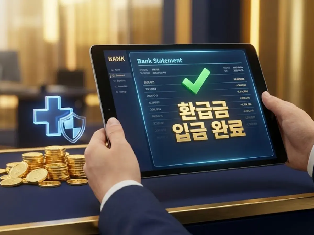 1인당 평균 135만원? 건강보험 환급금 조회부터 입금까지 (2026년 본인부담상한제 완벽 가이드)