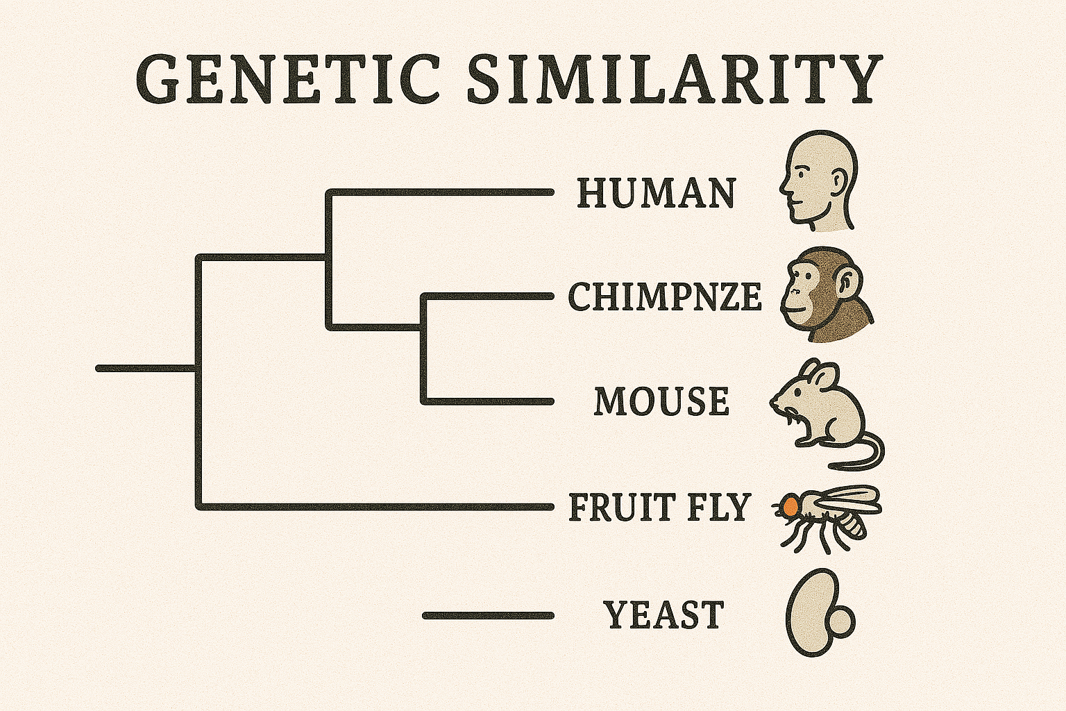 유전체 유사도 계통수
