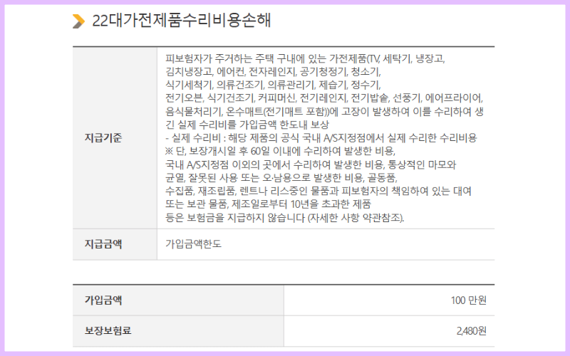 KB손해보험-가전제품-수리비용손해-보험