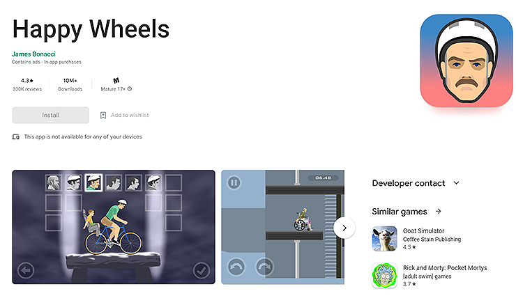 happy-wheels-구글플레이-페이지