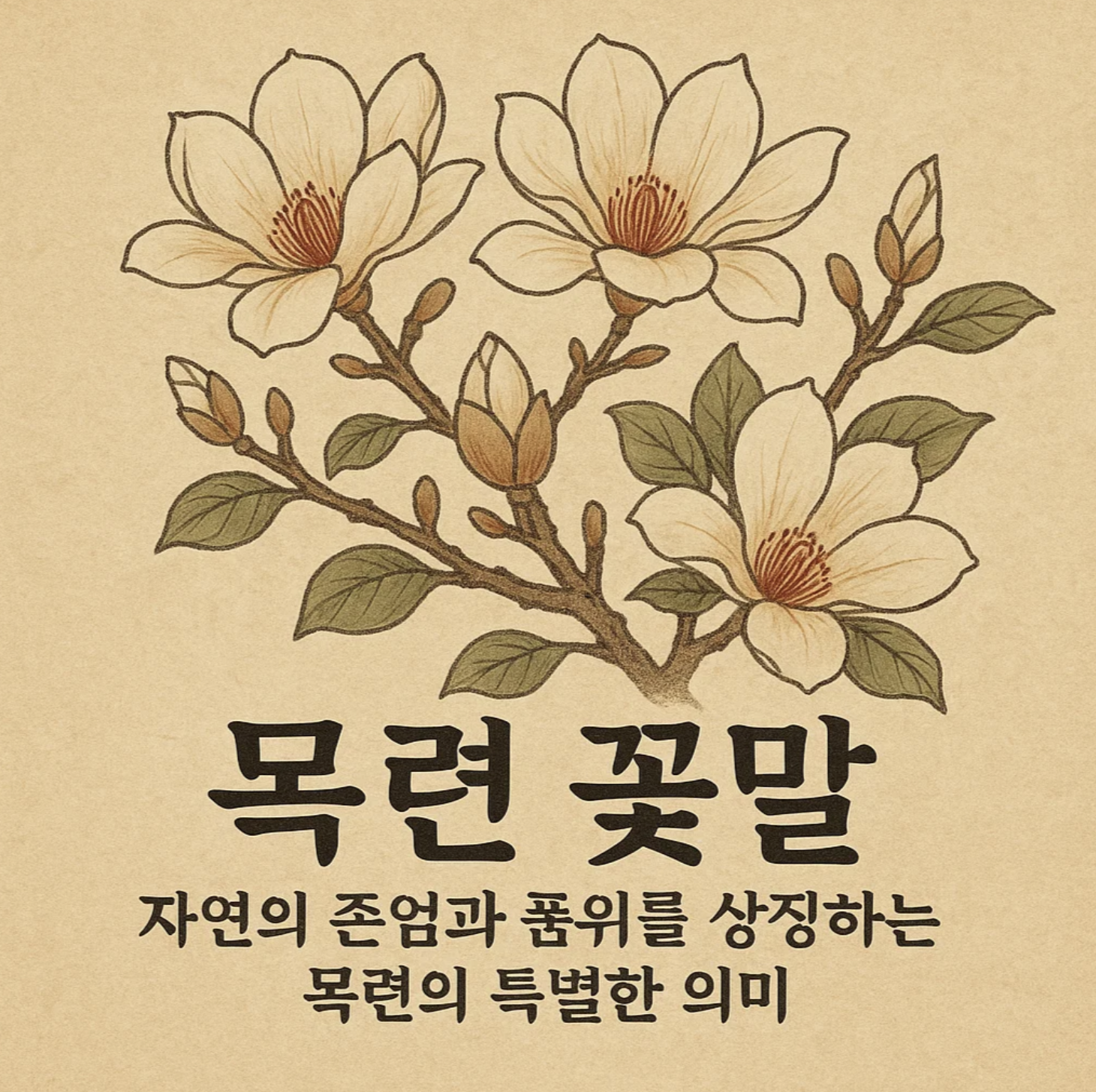 목련 꽃말 자연의 존엄과 품위를 상징하는 목련의 특별한 의미
