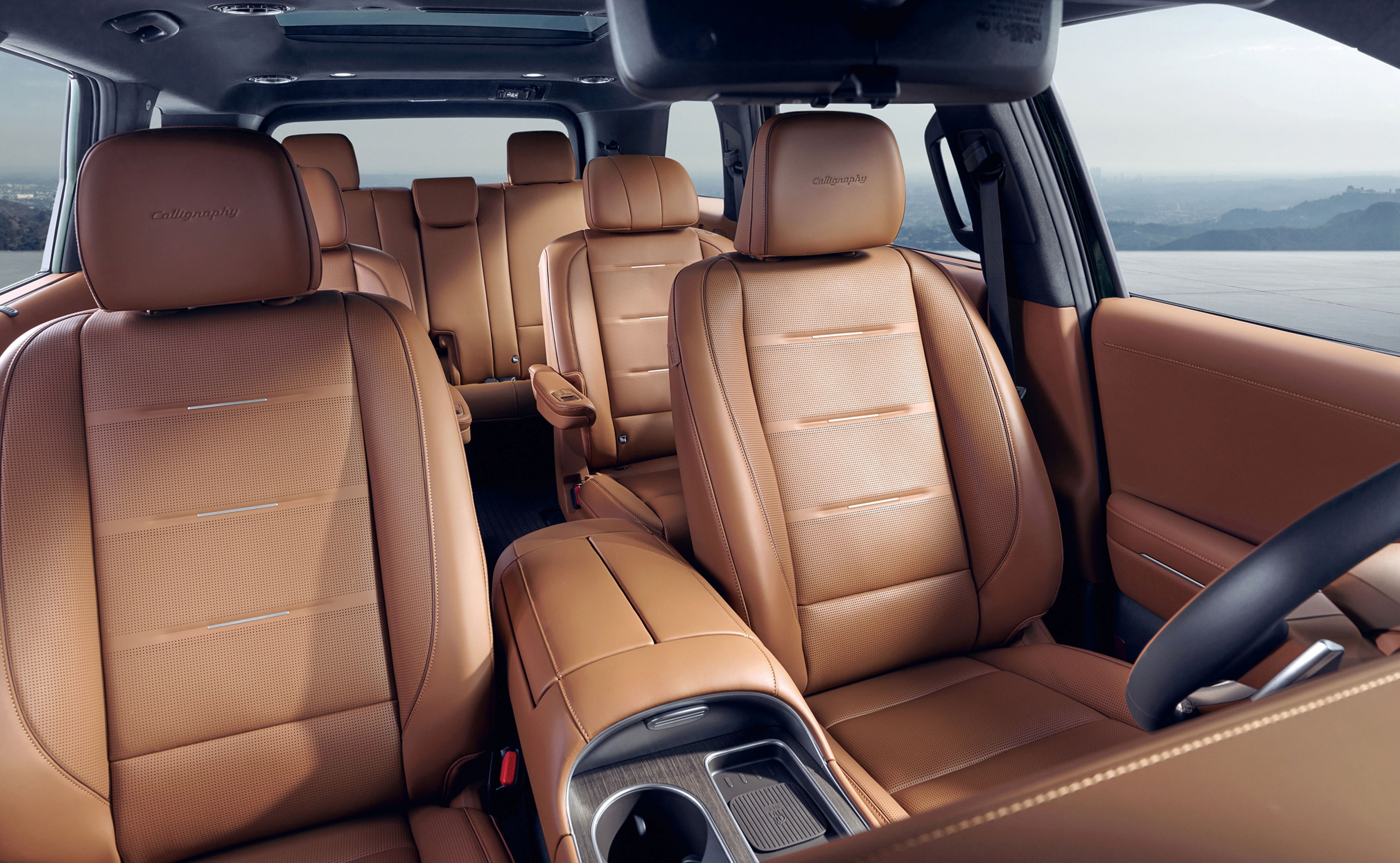 팰리세이드 신형차 시트 사진