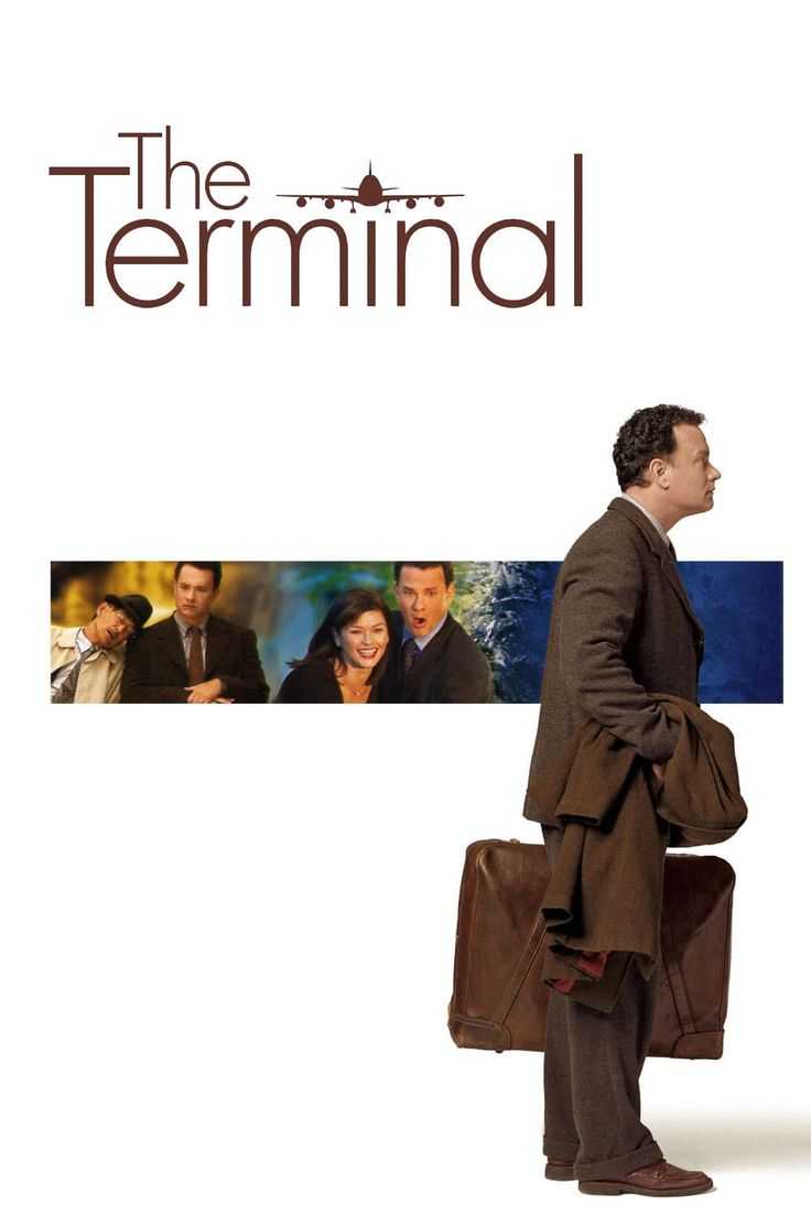 The Terminal 주인공 톰행크스의 모습이 담긴 영화 메인포스터