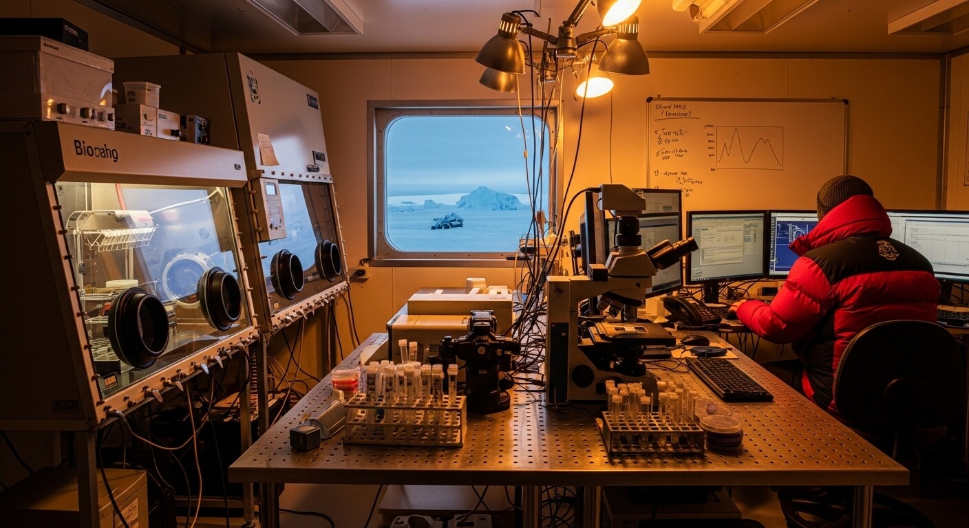 남극 실험실 장비 소개 유튜브 기획 관련 사진