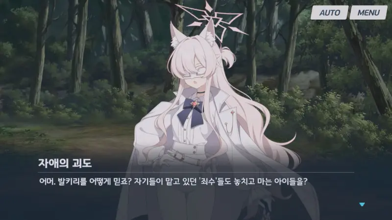 자신도 놓치는 발키리를 어떻게 믿냐는 자애의 괴도
