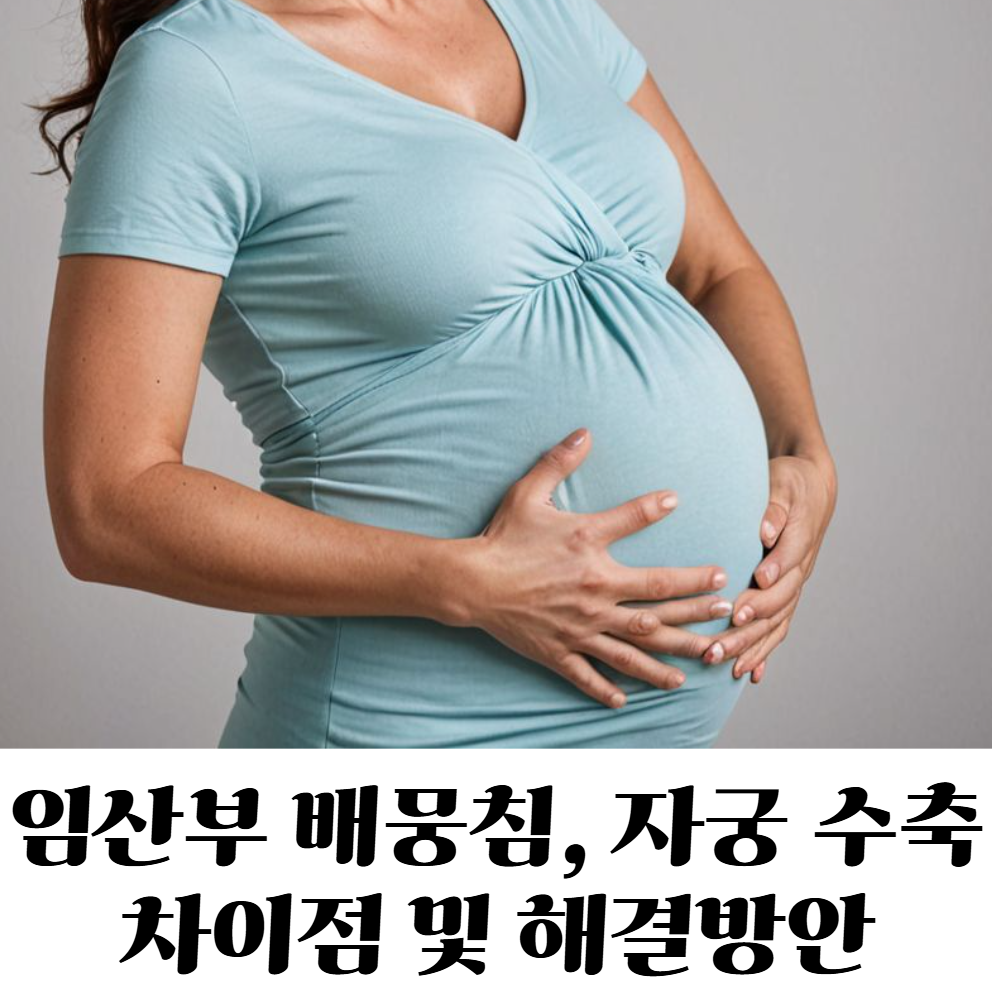 임산부 배뭉침, 자궁 수축 차이점 및 해결방안 알아보기