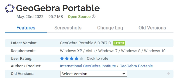 GeoGebra-Portable