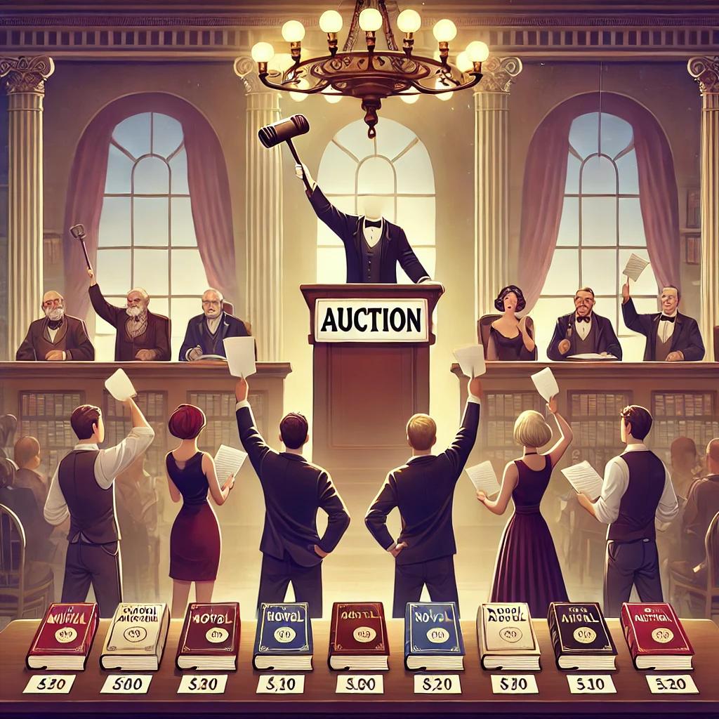 소설 경매로 맞짱뜨다