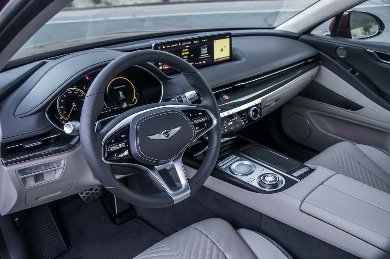 2024년형 제네시스 G80 내부디자인