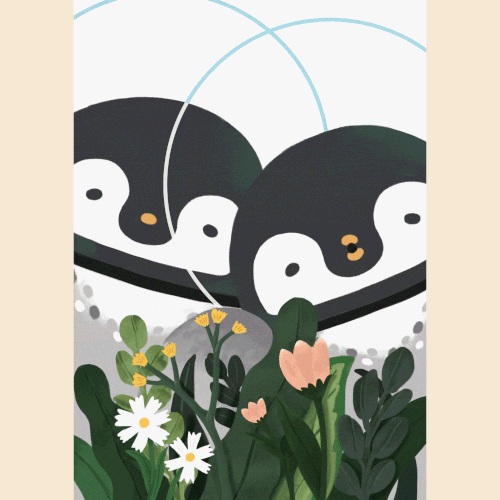 프롬비 <우주펭귄> 홍보용 Loop영상 4종 제작