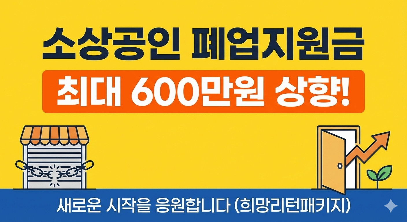 폐업지원금 신청 완벽 가이드