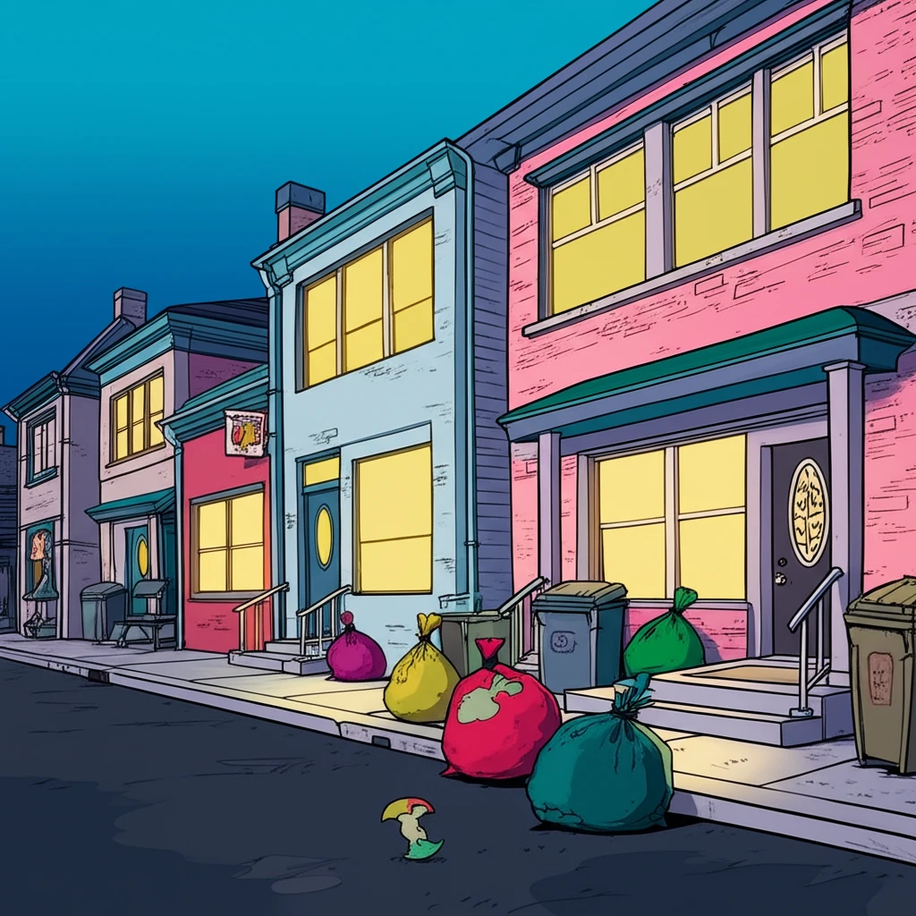 가리봉동 쓰레기 배출, 과태료 없이 ..