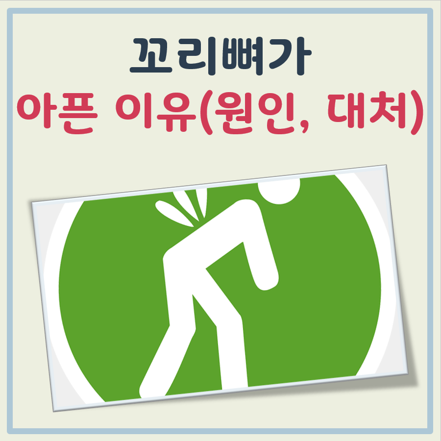 꼬리뼈가 아픈 이유