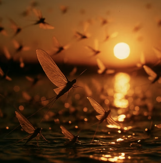 하루살이 떼&amp;#44; 왜 밤만 되면 불빛으로 돌진할까? 그 슬픈 이유와 퇴치법
