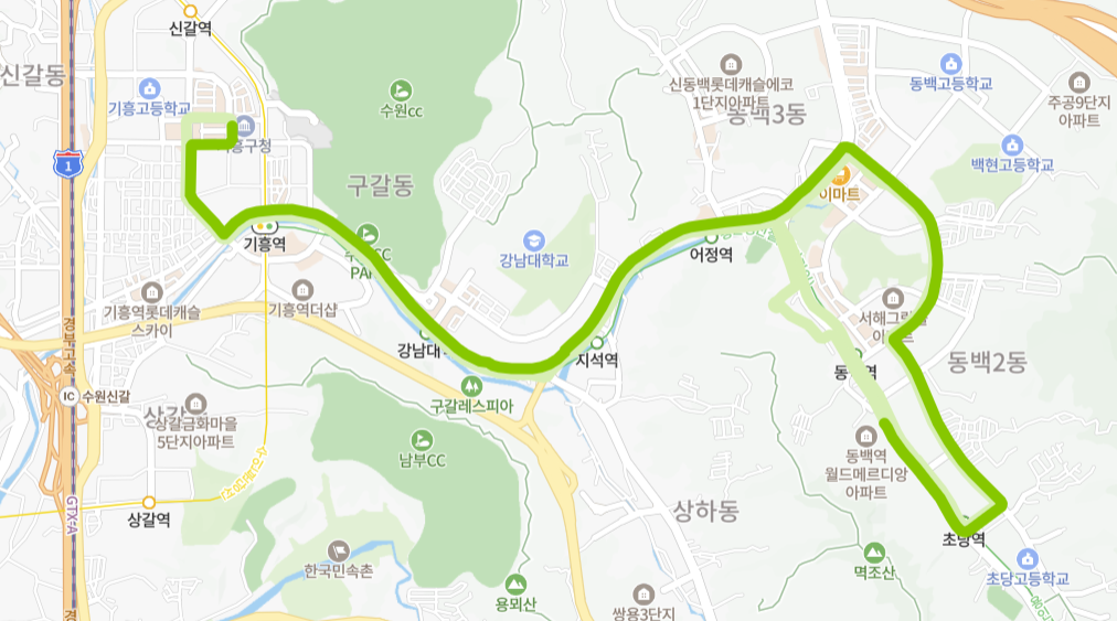 용인-810-1번-버스-노선-지도