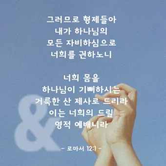 로마서 12장 설교 아이디어 말씀 준비 강해_14