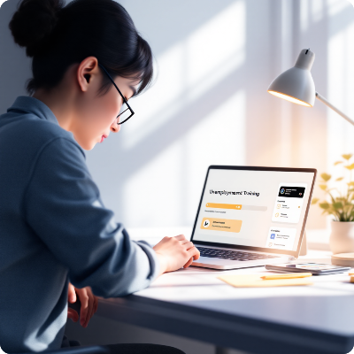 2026 실업급여 수급자격 신청자 온라인 교육 이미지