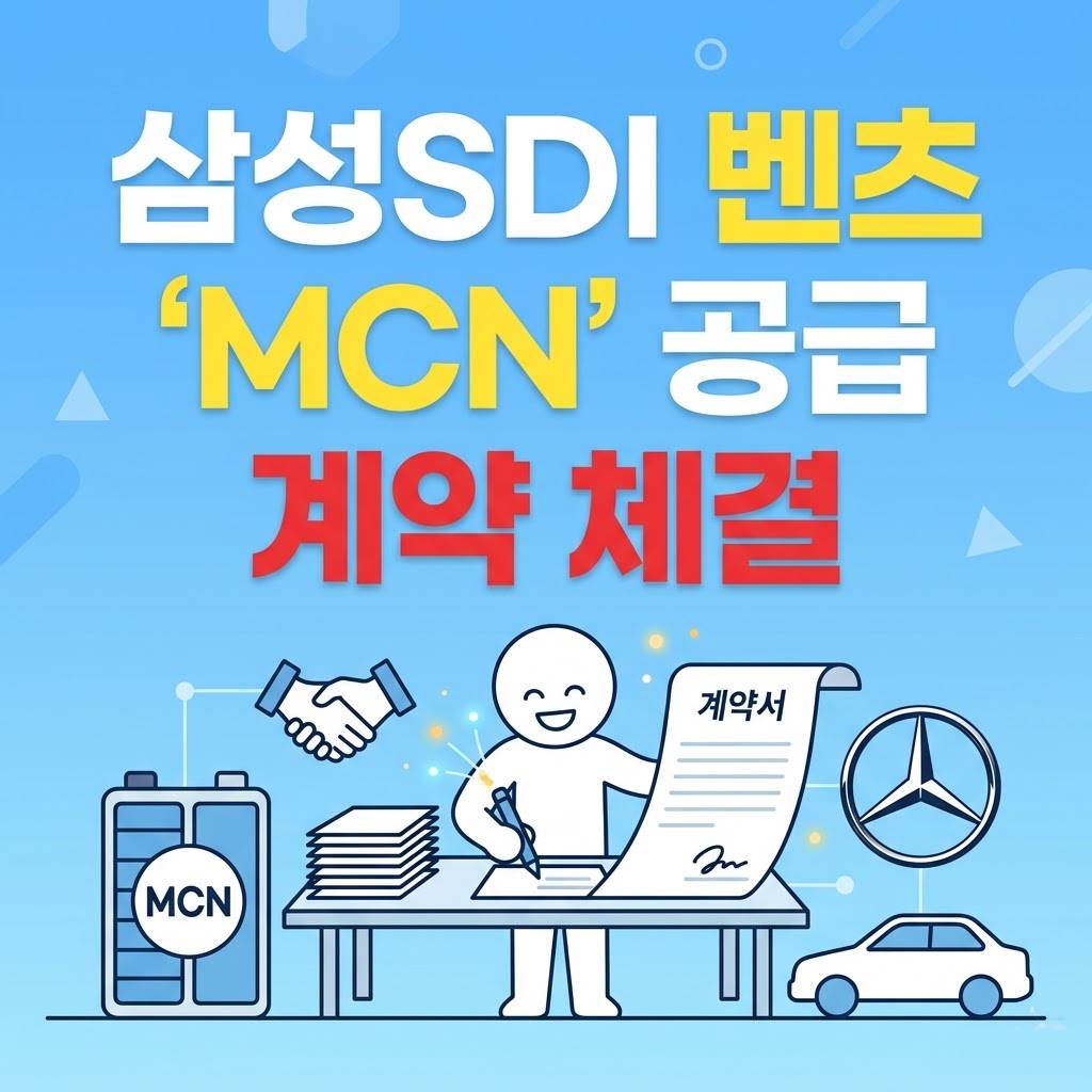 삼성SDI 벤츠 'MCN' 공급 계약 체결