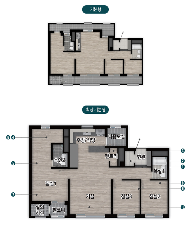 동탄-파크릭스-74type-평면도