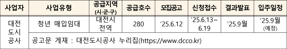 대전도시공사물량