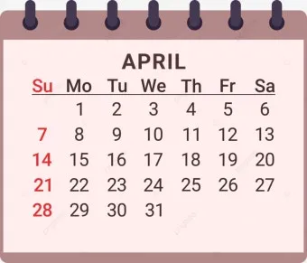 2025년 4월 달력 배경화면 일러스트 이미지 모음_10