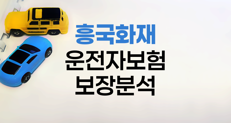 흥국화재 운전자보험 핵심 보장 분석