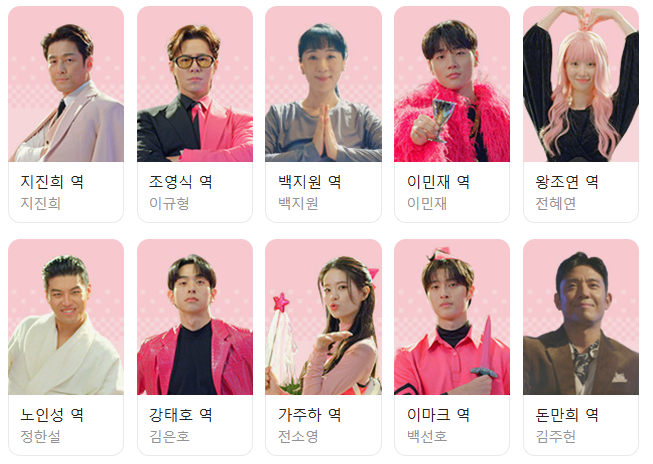 킥킥킥킥 드라마 등장인물