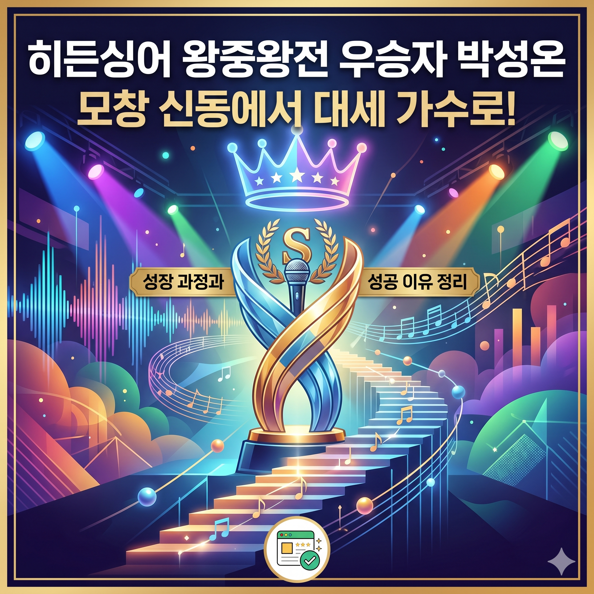 히든싱어 왕중왕전 우승자 박성온 성장 과정과 대세 가수가 된 이유