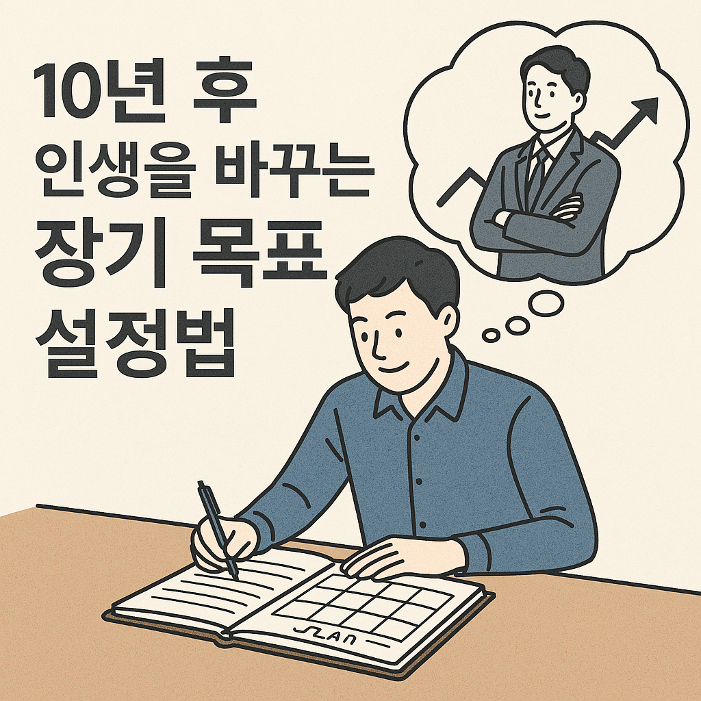 10년 후 인생을 바꾸는 장기 목표 설정법, 플래너와 함께 실천하기
