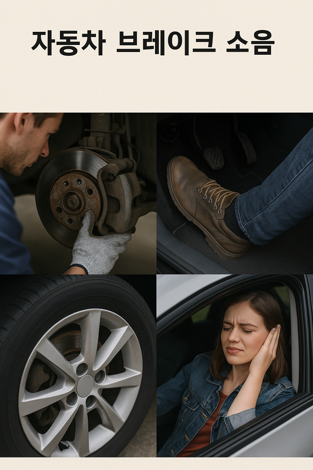 브레이크 소음 날 때 점검 방법 차량 제동장치 이상 징후 점검법