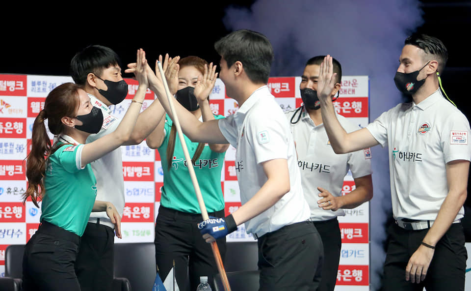 PBA 팀리그 순위 1위 - 하나카드 원큐페이 프로당구팀