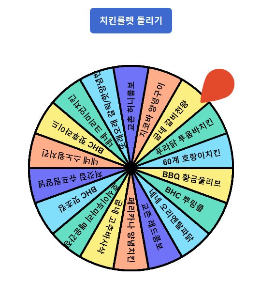 점심 메뉴 추천