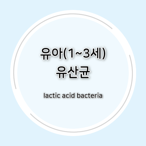 유아(1~3세) 유산균 총정리